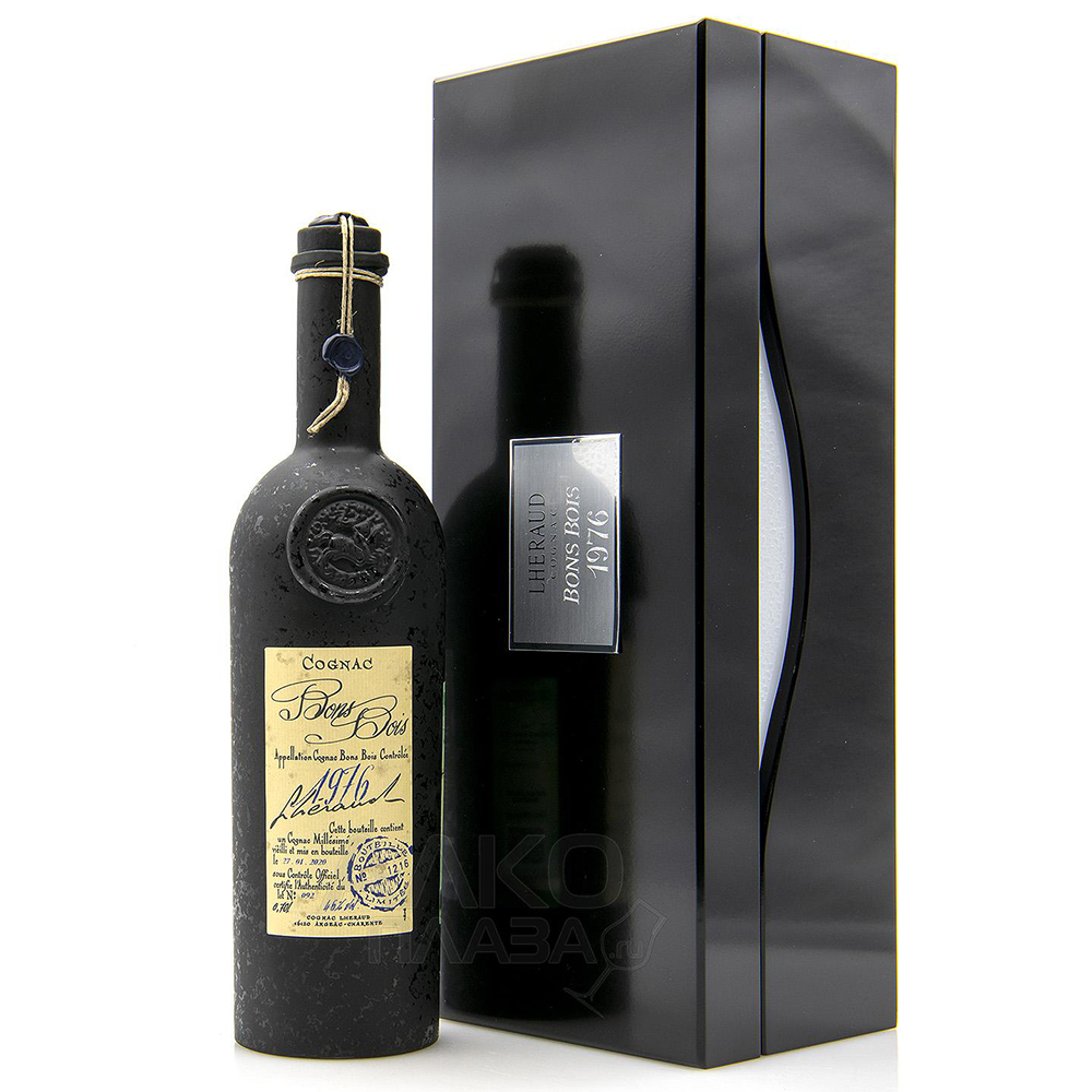 Rượu Cognac Lheraud Bons Bois 1976