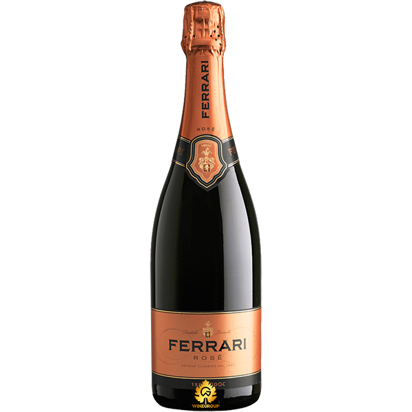 Rượu Champagne Ferrari Rose Trentodoc