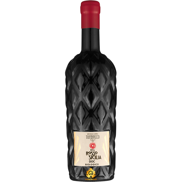 Rượu Vang Tombaco Rosso Sicilia Doc Biologico