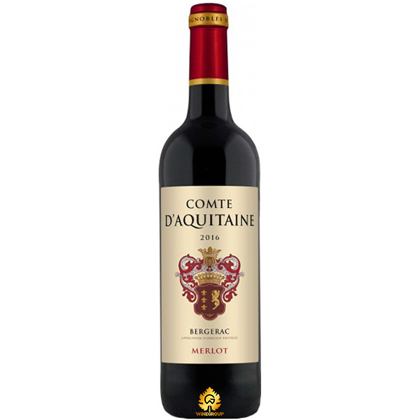 Rượu Vang Comte D'Aquitaine Bergerac Merlot