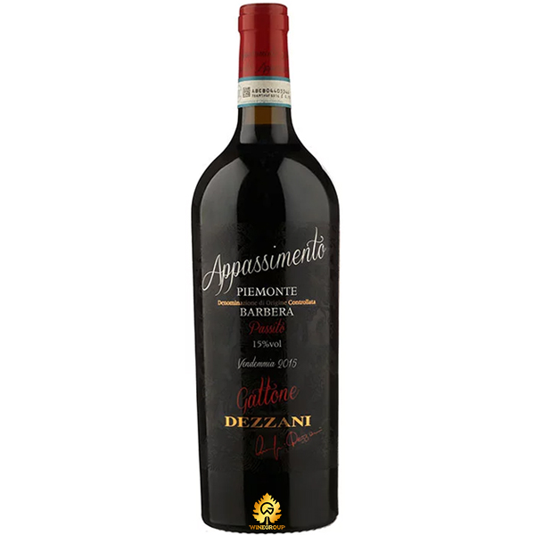 Rượu Vang Dezzani Gattone Appassimento Piemonte Barbera