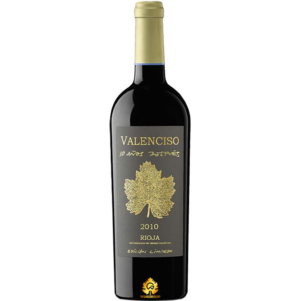Rượu Vang Valenciso 10 anos Despues