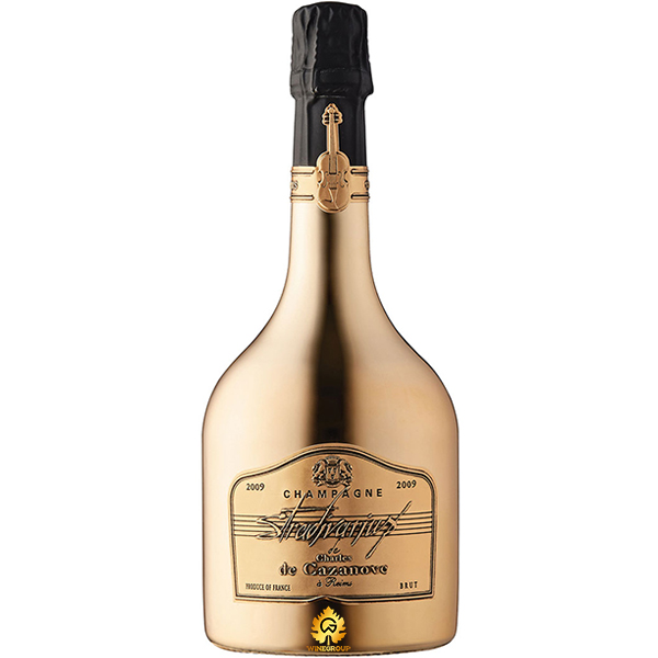 Rượu Champagne Charles De Cazanove Stradivarius Gold