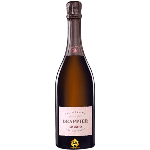 Rượu Champagne Drappier Brut Nature Les Riceys Rose