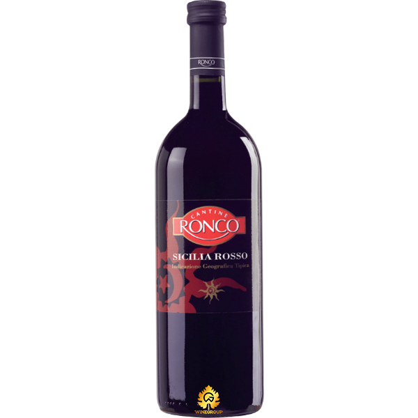 Rượu Vang Cantine Ronco Sicilia Rosso