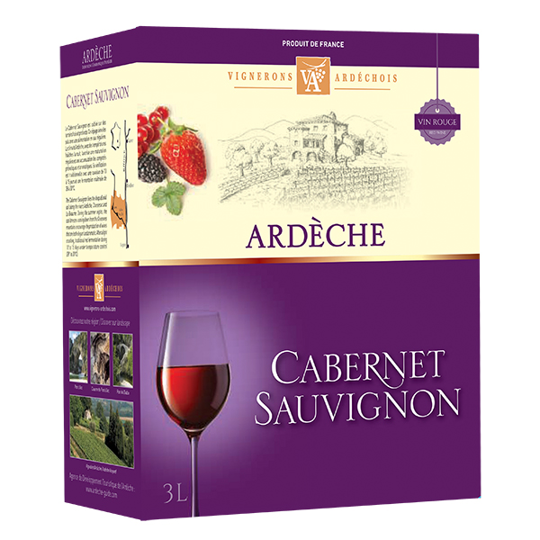 Rượu Vang Bịch Vignerons Ardechois Cabernet Sauvignon