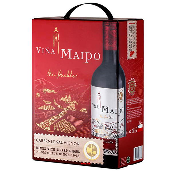 Rượu Vang Bịch Vina Maipo Mi Pueblo Cabernet Sauvignon