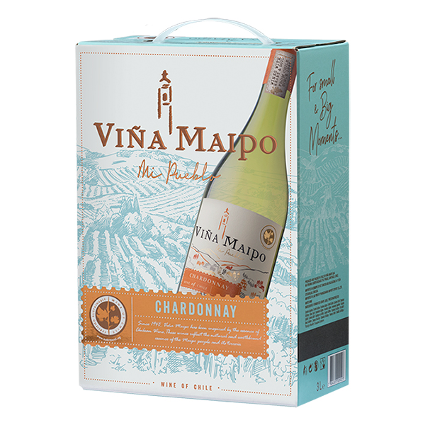 Rượu Vang Bịch Vina Maipo Mi Pueblo Chardonnay