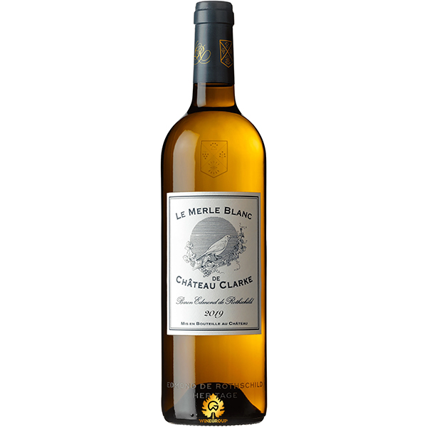 Rượu Vang Le Merle Blanc De Chateau Clarke