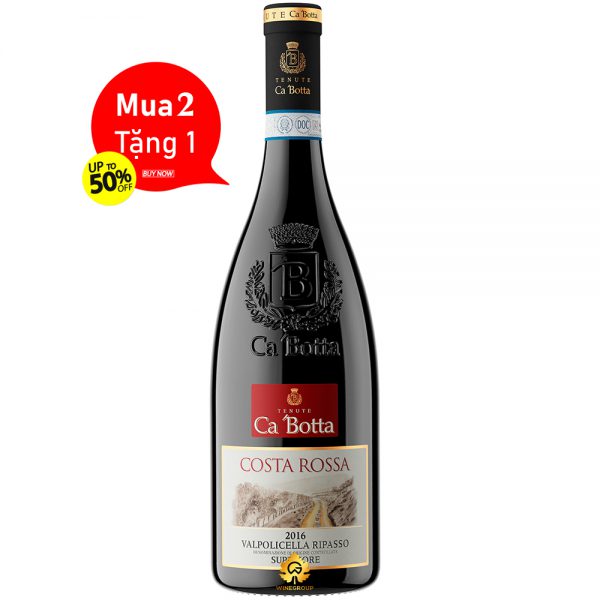 Rượu Vang Ca' Botta Costa Rossa Valpolicella Ripasso