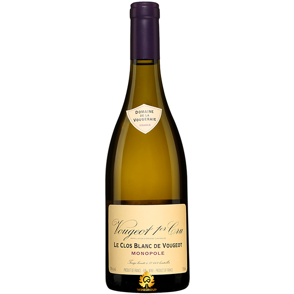 Rượu Vang Domaine De La Vougeraie Le Clos Blanc De Vougeot Monopole