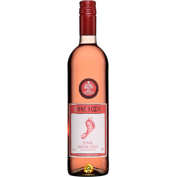 Rượu Vang Barefoot Pink Moscato