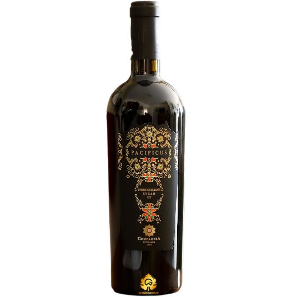 Rượu Vang Pacificus Terre Siciliane Syrah Compagnia