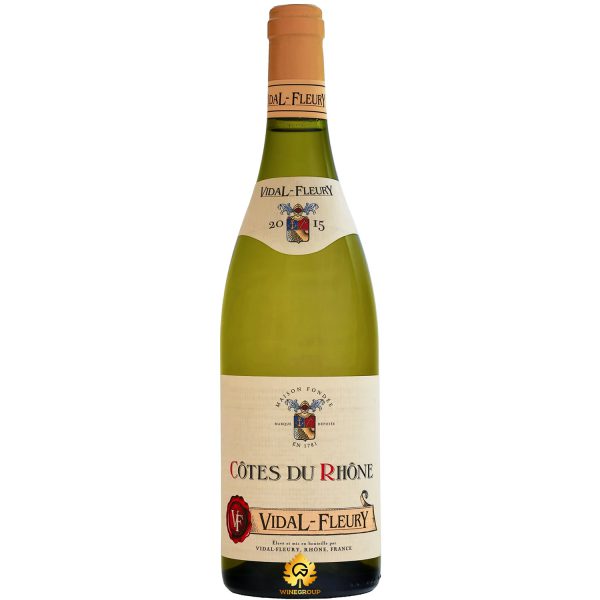 Rượu Vang Vidal Fleury Cotes Du Rhone Blanc