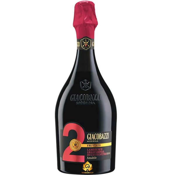 Rượu Vang Giacobazzi 2 Fruttato Lambrusco Amabile