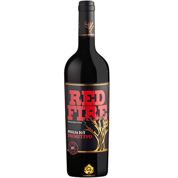 Rượu Vang Red Fire Primitivo Puglia