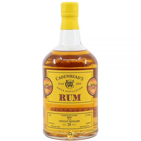 Rượu Rum Cadenhead Guyana Uitvlugt 25 Year Old