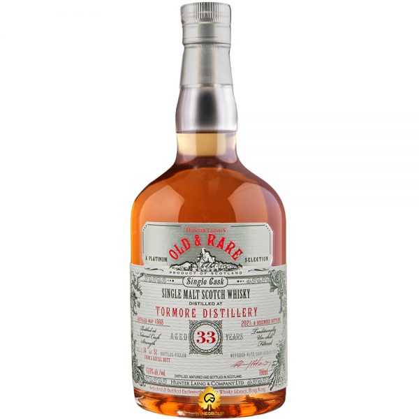 Rượu Whisky Old & Rare Tormore 33 Year Old 1988