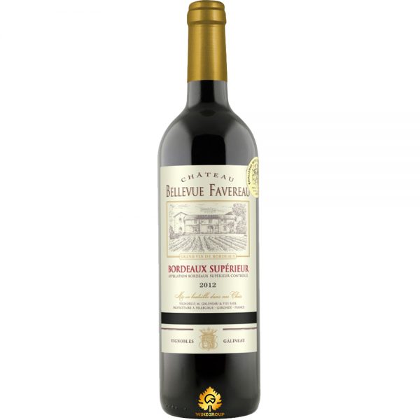 Rượu Vang Château Bellevue Favereau Bordeaux Superieur