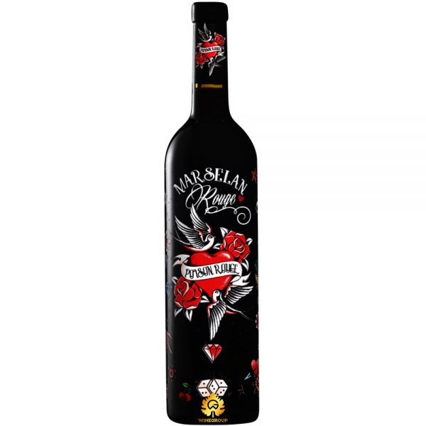 Rượu Vang Vignobles Vellas Poison Rouge Marselan Rouge