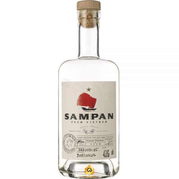 Rượu White Rhum Sampan 43%