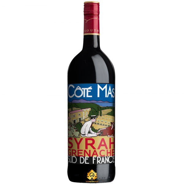 Rượu Vang Cote Mas Syrah Grenache Sud De France