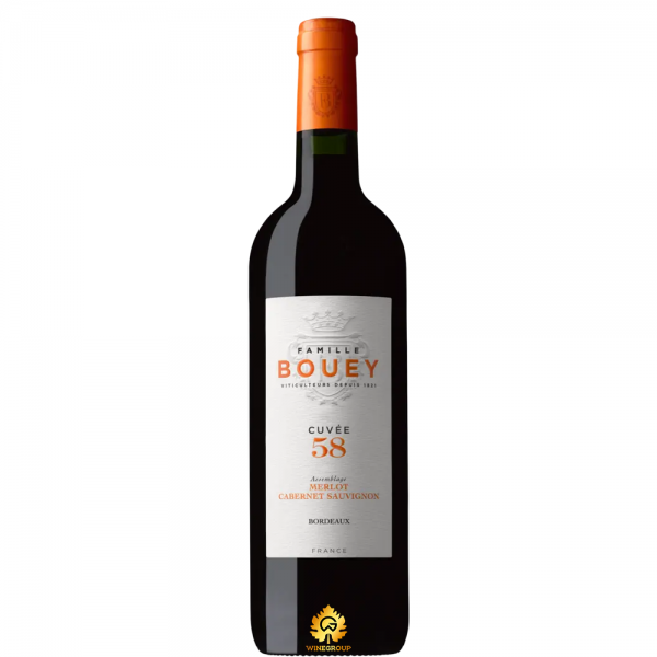 Rượu Vang Famille Bouey Cuvee 58 Merlot Cabernet Sauvignon