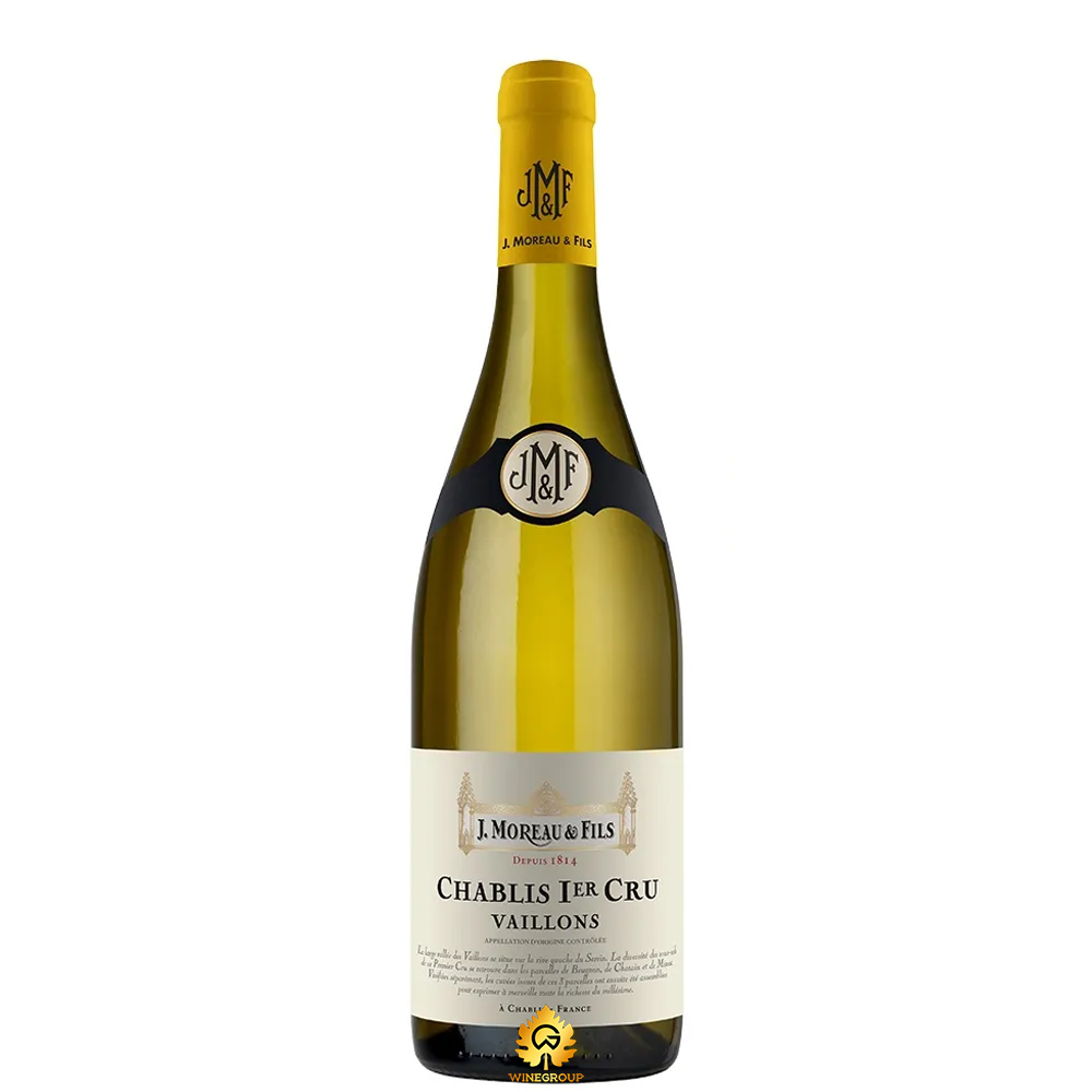 Rượu Vang J. Moreau & Fils Chablis 1er Cru Vaillons Rượu Vang J. Moreau & Fils Chablis 1er Cru Vaillons