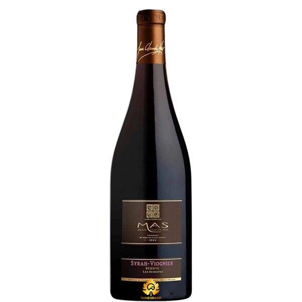 Rượu Vang Jean Claude Mas Syrah Viognier Reserve Les Schistes