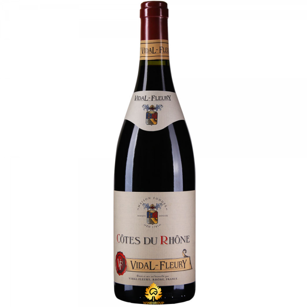Rượu Vang Vidal Fleury Cotes Du Rhone Rouge