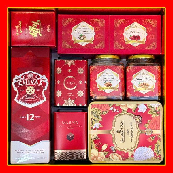 Hộp Quà Tết Cát Tường Hưng Vượng 2026