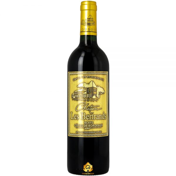Rượu Vang Château Les Bertrands Blaye Côtes De Bordeaux Gold