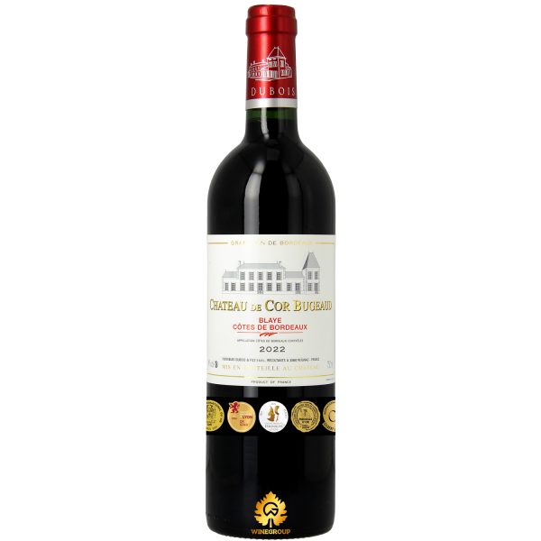 Rượu Vang Pháp Château De Cor Bugeaud Blaye Côtes De Bordeaux
