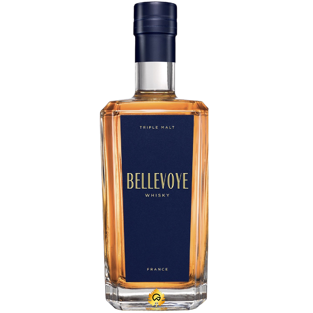 Rượu Bellevoye Blue Blended Malt Whisky De France Finition Grain Fin Rượu Bellevoye Blue Blended Malt Whisky De France Finition Grain Fin
