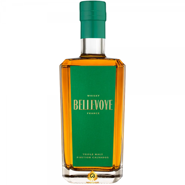 Rượu Bellevoye Green Triple Malt Whisky De France Finition Calvados