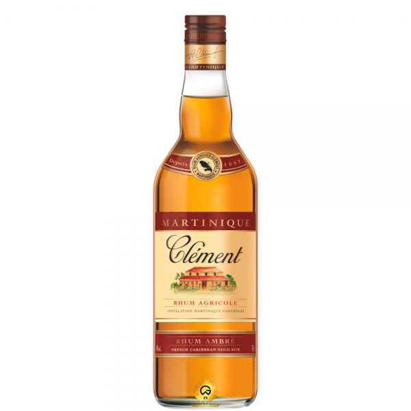Rượu Clement Rhum Ambre French Caribbean Gold Rhum Rhum Agricole Martinique