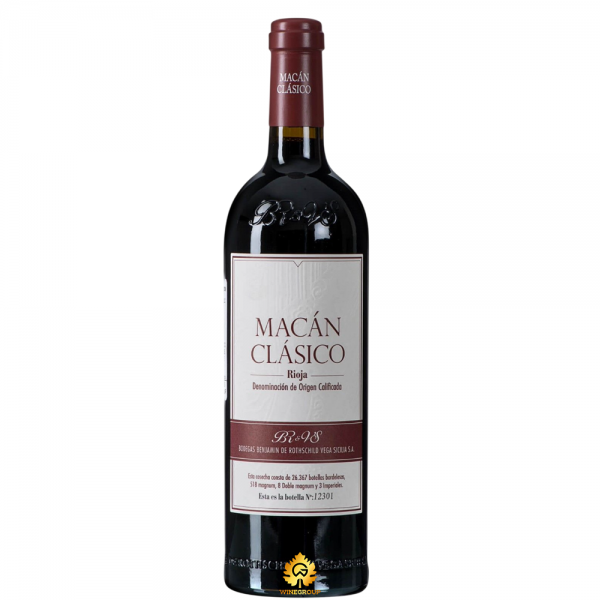 Rượu Vang Bodegas Benjamin De Rothschild & Vega Sicilia Macan Clasico Rioja DOCa