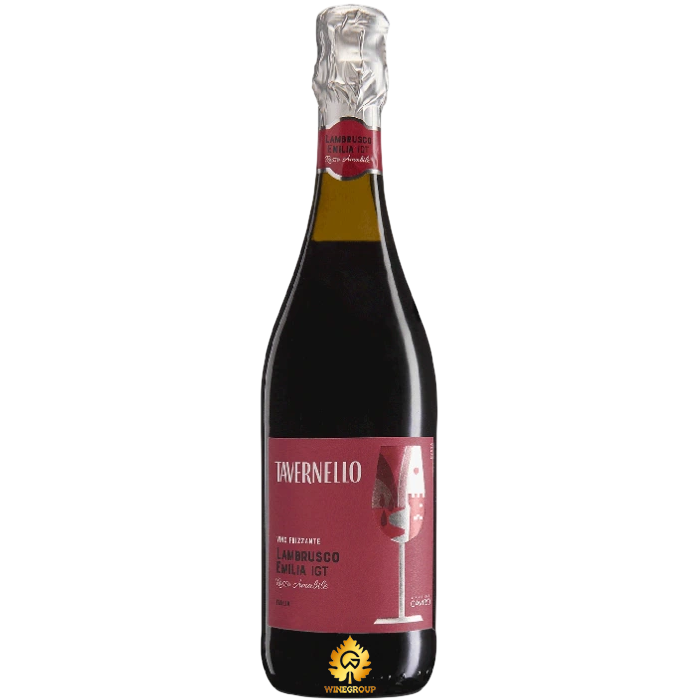 Rượu Vang Nổ Tavernello Lambrusco Emilia IGT Rượu Vang Nổ Tavernello Lambrusco Emilia IGT