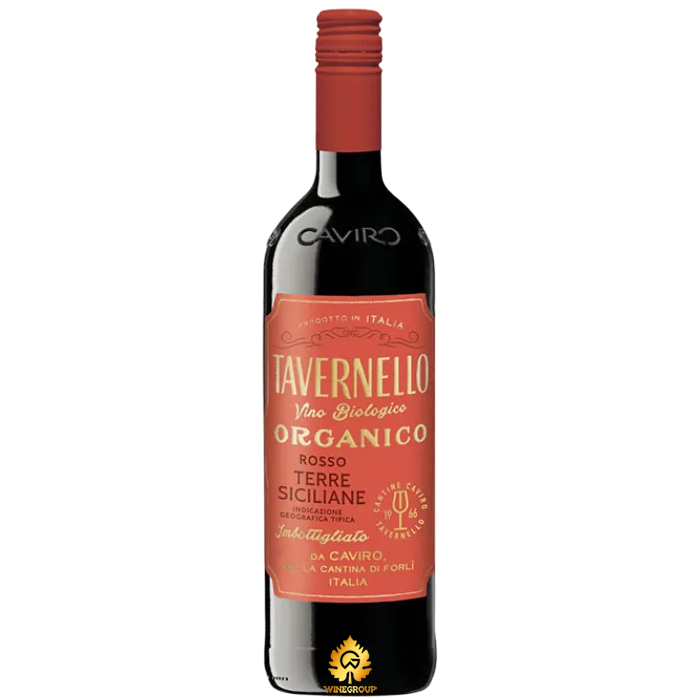 Rượu Vang Tavernello Organico Rosso Terre Siciliane Rượu Vang Tavernello Organico Rosso Terre Siciliane
